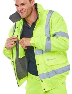 Kurtka ostrzegawcza BEESWIFT Bomber, rozm. 4XL, żółta