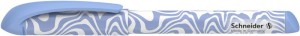 Pióro wieczne SCHNEIDER Voice Blue, M, waves, błękitno-biały