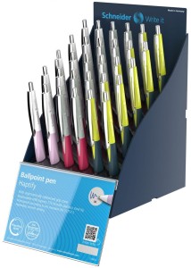 SIS Display długopisów automatycznych SCHNEIDER Haptify, M, 30 szt., mix kolorów