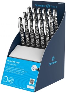 Display piór wiecznych SCHNEIDER Inx Sportive, M, 18 szt., czarny