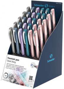 Display piór wiecznych SCHNEIDER Ceod Shiny, 30 szt., mix kolorów