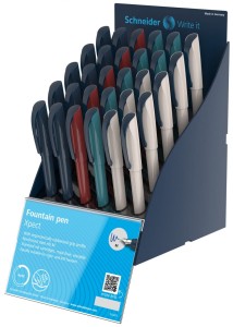 SIS Display piór wiecznych SCHNEIDER Xpect Vivaz, 30 szt, mix kolorów