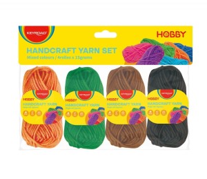 Zestaw włóczek KEYROAD, 4 x 15g, mix kolorów