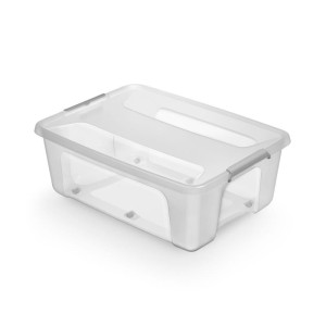 Pojemnik MOXOM PrimeStore, z kółkami, 800x600x290mm, 96l, transparentny