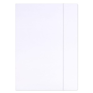 Teczka z gumką OFFICE PRODUCTS Premium, karton, A4, 350gsm, 3-skrz., biała