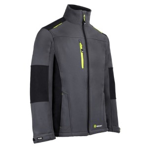 Kurtka BEESWIFT Softshell Flex, rozm. 4XL, szaro/czarna