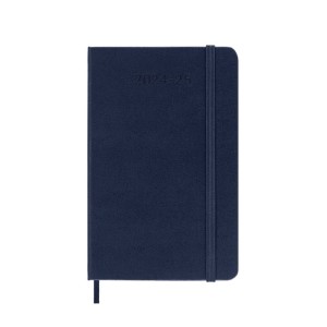 Kalendarz tygodniowy MOLESKINE 2024/25, 18M, P, twarda oprawa, 9x14cm, sapphire blue