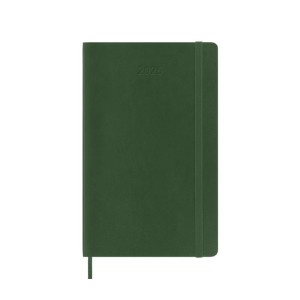 Kalendarz tygodniowy MOLESKINE 2025, 12M, L, miękka oprawa, 13x21cm, myrtle green
