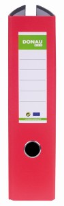 Segregator DONAU ECO, A4/80mm, grzbiet czerwony