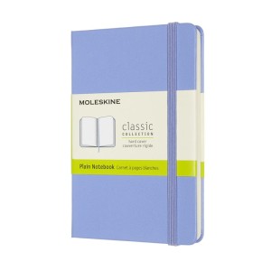 Notes MOLESKINE Classic P (9x14cm), gładki, twarda oprawa, 192 strony, hydrangea blue