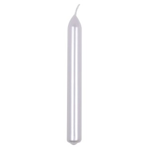 Świeca stołowa prosta DONAU HOME, lakierowana, 20x170 mm, 10 szt., biała