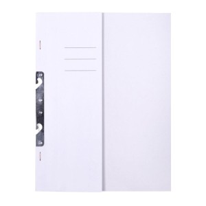 Skoroszyt zawieszkowy OFFICE PRODUCTS Budget, karton, nadruk, 1/2, A4, 250gsm, biały