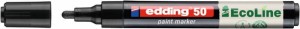 Marker olejowy na bazie wody e-50 EDDING EcoLine, 2-3mm, czarny