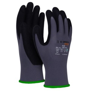 Rękawice DONAU SAFETY Flex, kat. II, rozm. 11, szare