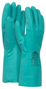 Rękawice chemiczne ACTIVE CHEM, kat. III, rozm. 9, zielone