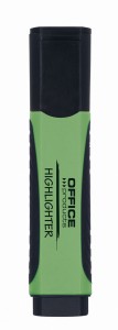 Zakreślacz fluorescencyjny OFFICE PRODUCTS z gumowym uchwytem, 2-5mm, zielony