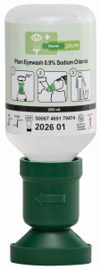 Płyn do oczu PLUM Eyewash, 0,9% chlorku sodu, z nakładką na oko, 200ml