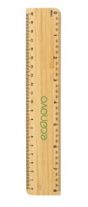 Linijka ECONOVO, 20cm, 100% z biodegradowalnego bambusa, naturalny