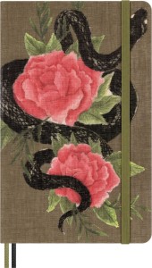 Notes MOLESKINE Snake 2025, L, w linie, 13x21cm, edycja limitowana