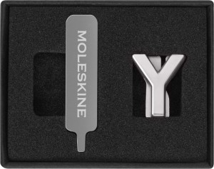 Przypinka MOLESKINE Y, srebrna