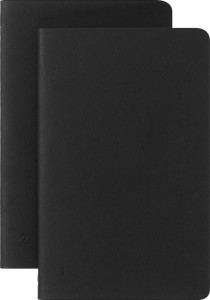 Zestaw 2 zeszytów MOLESKINE Smart Cahier, P, 9x14cm, w linie, czarny