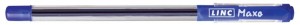Długopis LINC Maxo, śr. kulki 0,7mm, gr. linii 0,3mm, niebieski