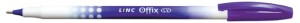 Długopis LINC Offix, śr. kulki 1mm, gr. linii 0,33mm, fioletowy