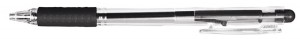 Długopis LINC Tip Top Grip, śr. kulki 0,7mm, gr. linii 0,3mm, czarny