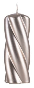 Świeca słupek DONAU HOME Laval, 50x130mm, szampan