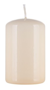 Świeca słupek DONAU HOME Standard Gloss, 50x80mm, kremowy