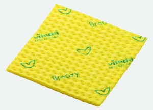 Ściereczka VILEDA PROFESSIONAL Breazy, 35 x 35 cm, żółta