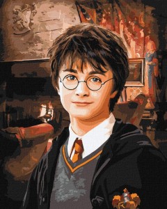 Malowanie po numerach IDEYKA, 40x50cm, Harry Potter: Pokój wspólny Gryffindoru, 1 szt.