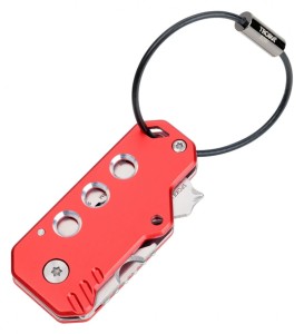 Brelok TROIKA Keytool, 11 funkcji, czerwony