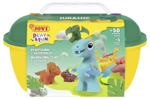 Zestaw plasteliny JOVI Play&Fun, dinozaury