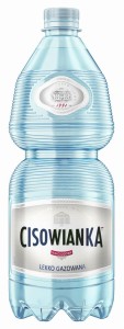 Woda CISOWIANKA, lekko gazowana, butelka plastikowa, 1l, kaucja