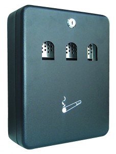Popielniczka ścienna Q-CONNECT, 3l, czarna