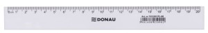 Linijka DONAU, 20cm, transparentna