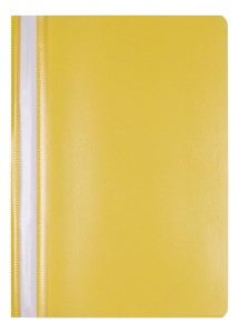 Skoroszyt OFFICE PRODUCTS, PP, A4, miękki, 100/170mikr., żółty