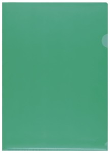 Obwoluta Q-CONNECT typu L, PP, A4, groszkowa, 120mikr., 100szt., zielona