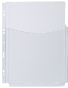 Koszulki na katalogi Q-CONNECT, PVC, 3/4A4, krystal, 180mikr., 5szt.