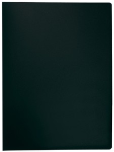 Teczka ofertowa Q-CONNECT, PP, A4, 380mikr., 20 koszulek, czarna