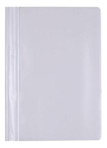 Skoroszyt OFFICE PRODUCTS, PP, A4, miękki, 100/170mikr., biały
