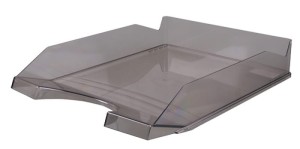 Szufladka na biurko OFFICE PRODUCTS, polistyren, A4, dymna