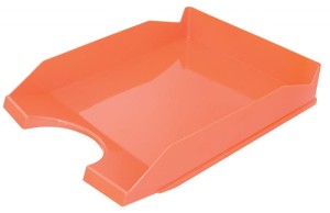 Szufladka na biurko OFFICE PRODUCTS, polistyren, A4, pomarańczowa