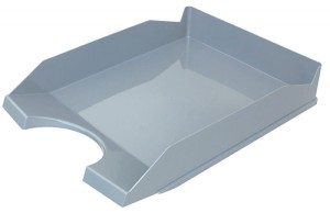 Szufladka na biurko OFFICE PRODUCTS, polistyren, A4, szara