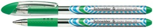 Długopis SCHNEIDER Slider Basic, XB, zielony