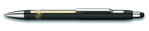 Długopis automatyczny SCHNEIDER Epsilon Touch, XB, czarny/złoty