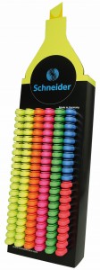 Display zakreślaczy SCHNEIDER Job, 1-5 mm, 120 szt., miks kolorów