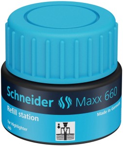 Stacja uzupełniająca SCHNEIDER Maxx 660, 30 ml, niebieski