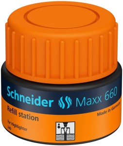 Stacja uzupełniająca SCHNEIDER Maxx 660, 30 ml, pomarańczowy